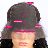 6x6 Brazilian Curly Human Hair 10A+ HD Closure Wig 150% Density