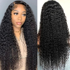 13x4 Glueless Brazilian Deep Wave  Transparent Lace Wig 150% Density