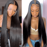 13x4 Glueless Brazilian Straight Transparent Lace Wig 180% Density