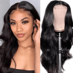 13x6 Brazilian Body Wave 10A+ Transparent Lace Front Wig 150% Density