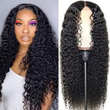 13x6 Brazilian Curly Human Hair 10A+ Transparent Lace Front Wig