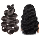 3 Bundles 10A+ Brazilian Body Wave Human Hair with Closure - Virgin BrazilianBundle dealVirgin BrazilianVirgin BrazilianBBW141618 - 12