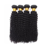 3 Bundles 10A+ Brazilian Curly Human Hair with Closure - Virgin BrazilianBundle dealVirgin BrazilianVirgin BrazilianBDC141618/12