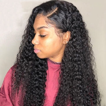13x6 Brazilian Curly Human Hair 10A+ HD Lace Front Wig