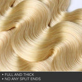 613 Blonde Brazilian Body Wave Human Hair 10A+ Bundles - Virgin Brazilian613 bundleVirgin BrazilianVirgin Brazilian613BW14