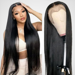 13x6 Brazilian Straight 10A+ Transparent Lace Front Wig 150% Density