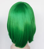 Green 10A+ Human Hair Bob Wig 13x4 Lace Front 150% Density