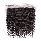 3 Bundles 10A+ Brazilian Curly Human Hair with Frontal