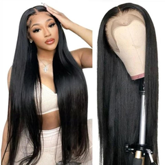 13x6 Brazilian Straight 10A+ Transparent Lace Front Wig 150% Density