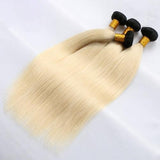 Single Bundle 613 /1B Roots Brazilin Human Straight Hair 10A+