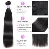 Single Bundle Brazilian Extended Human Straight Hair 13A 32 - 40 Inches - Virgin BrazilianSingle BundleVirgin BrazilianVirgin Brazilian13ABST32